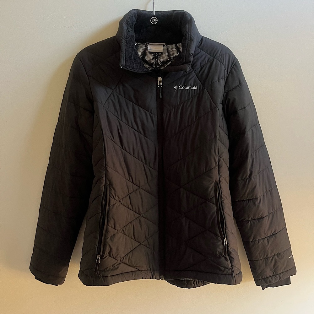 Columbia Women’s Puffer Heavenly Jacket Black size Large
